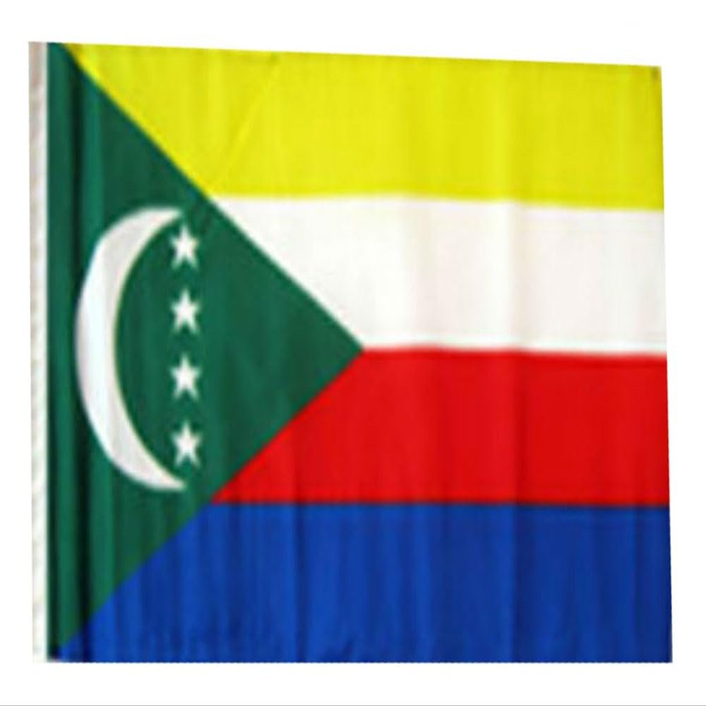 12x18 12"x18" Comoros Sleeve Flag Boat Car Garden