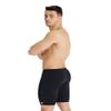 ARENA Feel Men's Dynamo Swim Jammer Athletic Swimwear Knee-Length Swimsuit Sports Bathing Suit Stretchy Swim Trunks Beach and Pool, Black, US Size 28 view 2