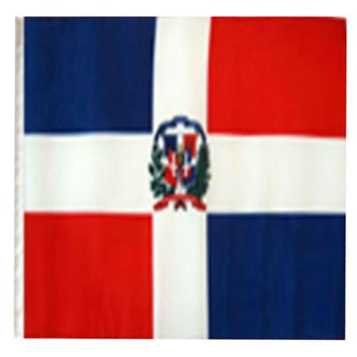 12x18 12"x18" Dominican Republic Sleeve Flag Boat Car Garden
