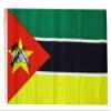 12x18 12"x18" Mozambique Sleeve Flag Boat Car Garden