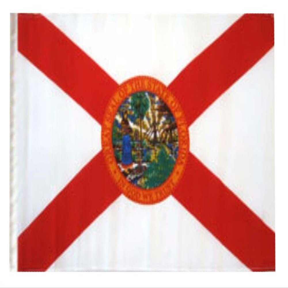12x18 12"x18" State of Florida Sleeve Flag Boat Car Garden Premium Polyester