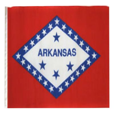 12x18 12"x18" State of Arkansas Sleeve Flag Boat Car Garden