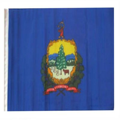 12x18 12"x18" State of Vermont Sleeve Flag Boat Car Garden