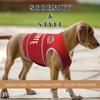 NCAA Ohio State Buckeyes Dog Anxiety Shirt Calming Soothing Vest, for Dogs Cats with Anxiety, Fears, Fireworks, Loud Noises, Dark, Lonely Keeps Dogs Calm Feeling Safe, Relaxing Jacket X-Small view 3