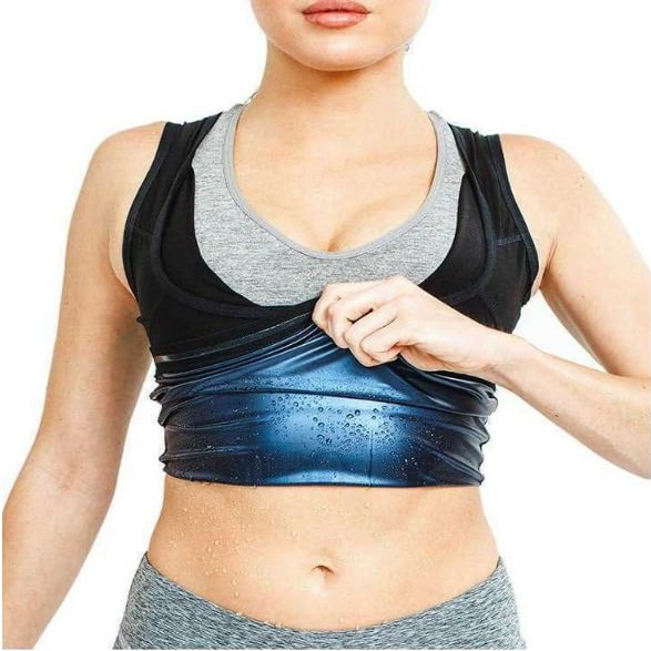 2Clever Sweat Shaper Tank Top For Women Sweat Shaper Vest For Women (L/XL)