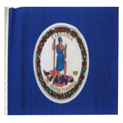 12x18 12"x18" State of Virginia Sleeve Flag Boat Car Garden