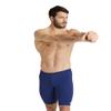 ARENA Feel Men's Dynamo Swim Jammer Athletic Swimwear Knee-Length Swimsuit Sports Bathing Suit Stretchy Swim Trunks Beach and Pool, Navy, US Size 18 view 1