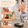 Lifepro Vibration Plate Exercise Machine with Magnetic Acupoints - Full Body Vibration Platform for Beginners and Recovery - Ideal Lymphatic Drainage Massager for Muscle Toning and Overall Fitness view 2