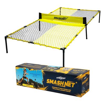 Outdoor Family Backyard Game Set for Adults and Kids Portable Hybrid Volleyball and Table Tennis Net Easy Quick Assembly Durable Sport Equipment for Beach Parks Tailgates Lawn & Backyard Play