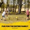 Outdoor Family Backyard Game Set for Adults and Kids Portable Hybrid Volleyball and Table Tennis Net Easy Quick Assembly Durable Sport Equipment for Beach Parks Tailgates Lawn & Backyard Play view 4
