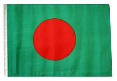 12x18 12"x18" Bangladesh Sleeve Flag Boat Car Garden