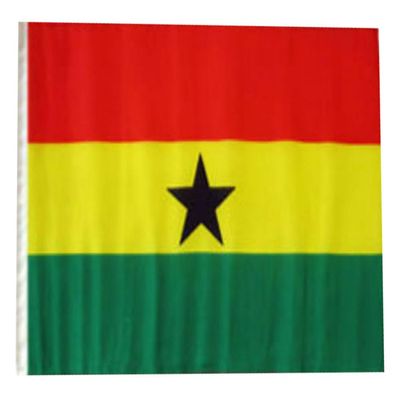 12x18 12"x18" Ghana Sleeve Flag Boat Car Garden