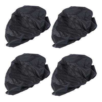 INOOMP 4pcs Bike Seat Cover Elastic Rain Material for Outdoor Use Easy to Install Fits Seats