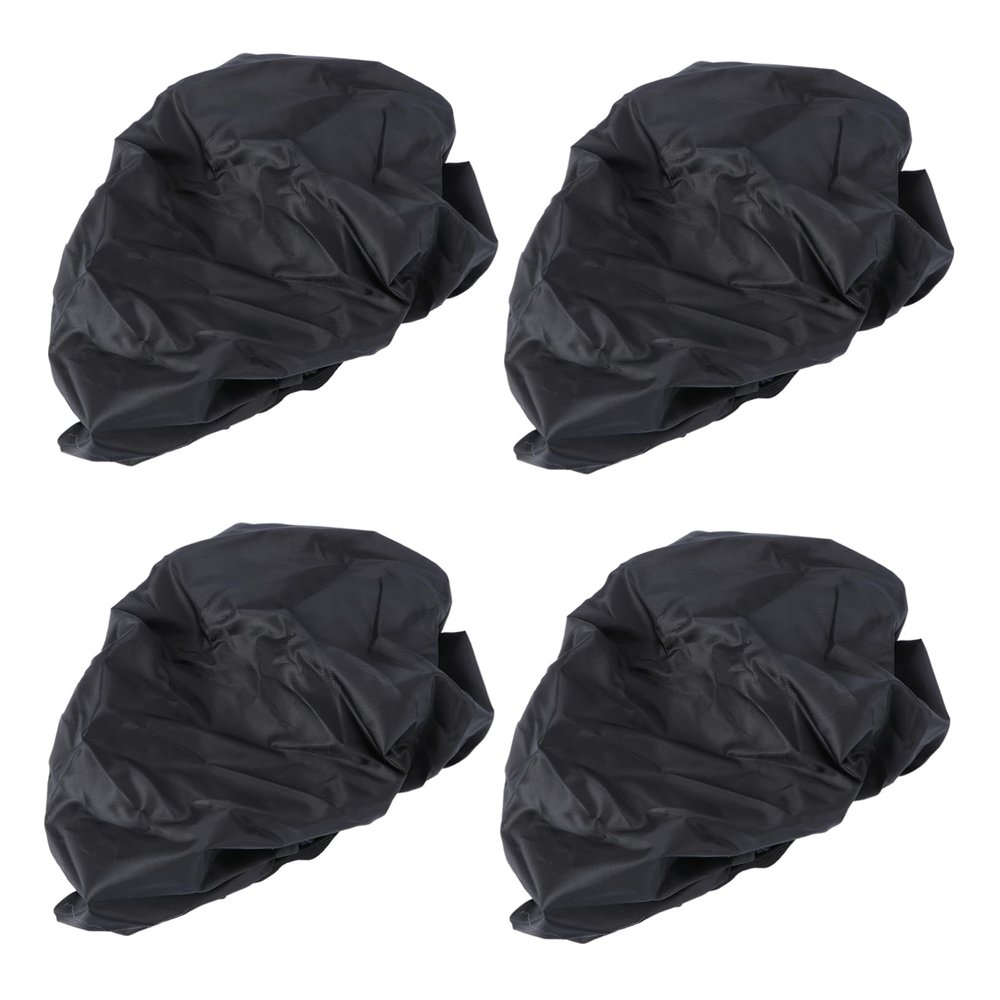 INOOMP 4pcs Bike Seat Cover Elastic Rain Material for Outdoor Use Easy to Install Fits Seats