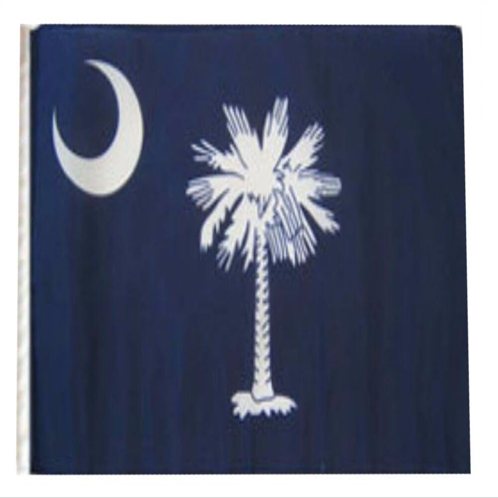 12x18 12"x18" State of South Carolina Sleeve Flag Boat Car Garden
