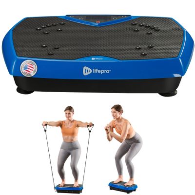 Lifepro Vibration Plate Exercise Machine with Magnetic Acupoints - Full Body Vibration Platform for Beginners and Recovery - Ideal Lymphatic Drainage Massager for Muscle Toning and Overall Fitness