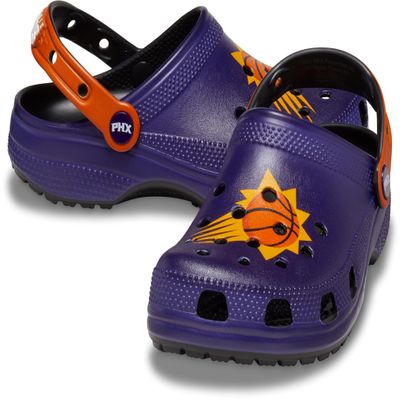 Crocs Unisex-Adult NBA Classic Clogs, Basketball Gifts, Phoenix Suns, 12 Men/14 Women