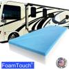 FoamTouch 7" Height x 30" Width x 75" Length Camper/RV bunk mat with White Gel Memory Foam -No Cover view 3