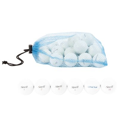 Clean Green Golf Balls 24 Recycled and Used Snell Golf Balls Mix Includes Snell Cheap Golf Balls, Snell MTB Prime, MTB X, MTB Black - Used Golf Balls for Men and Women (24)