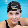 Hummingbird Tattoo Unisex Swim Cap for Long Hair Women Swimming Caps Men Adult Training Racing Bathing Hat view 4
