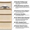 CornholeAce ACE PRO Purple Inverse Triangle Professional Cornhole Boards - No Bounce! 3/4" Baltic Birch Plywood, Handles, Regulation Size (4x2ft), Tournament Style, Made in USA view 4