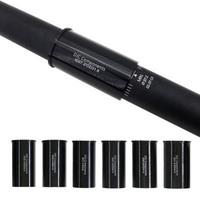 DJC Bike seatpost shim adapter 100mm 60mm 22.2 25.4 27.2 28.6 30 30.4 30.9 31.6 33.9 34.9 mm Aluminum MTB seat Post tube adapter,short 6cm 25.4-30.9