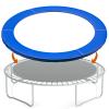 Trampoline Spring Cover, 6-14ft Foldable Trampoline Edge Protection Safety Pads, Weatherproof Tear-Resistant Trampolines Edge Trampolines Protective Mat for Outdoor Games (Blue 13 inches) view 2