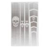 Aqur2020 Frame Protector Sticker, Frame Tape PVC Fade for Mountain Bikes for Top Tube for Downtube (Skull Head) view 1