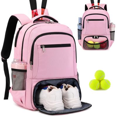 ACESAK Tennis Backpack Tennis Bag for Women Men - Tennis Bag Holds 2 Rackets, Badminton Squash, Pickleball Paddles Balls