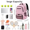 ACESAK Tennis Backpack Tennis Bag for Women Men - Tennis Bag Holds 2 Rackets, Badminton Squash, Pickleball Paddles Balls view 2
