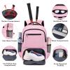 ACESAK Tennis Backpack Tennis Bag for Women Men - Tennis Bag Holds 2 Rackets, Badminton Squash, Pickleball Paddles Balls view 4