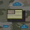 Laughing Lizards American Flag Tactical Patch (2-Pack) | Olive Drab Green Hook & Loop 2x3 Camo Military Patch, Tactical Army Ranger Patches for Hats, Bags & Equipment (Green & Tan Flag) view 3