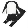 Sxiwei Kids Boys Beach Surfing Swimming Suit 3pcs UV Sun Protection Rash Guard Swimsuits White&Black 3-4 Years view 4