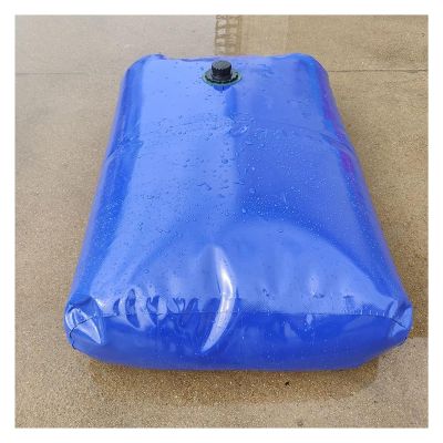 PHLEPS Collapsible Water Container, Portable PVC Weather Resistant Water Storage Bag for Outdoor Outdoor Camping, Hiking, Self-Driving, Customizable (Color : Blue, Size : 840L/1.2X1X0.7M)