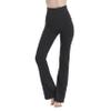 MC&LO Cotton Spandex High Rise Bootcut Flare Yoga Pants Legging(Regular Size/Plus Size) S-4XL (32" Inseam) Charcoal view 2