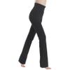MC&LO Cotton Spandex High Rise Bootcut Flare Yoga Pants Legging(Regular Size/Plus Size) S-4XL (32" Inseam) Charcoal view 3