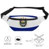 El Salvador Flag Fanny Pack Fashion Belt Bag Adjustable Waist Bag for Hiking Running Travel view 2