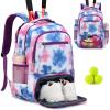 ACESAK Tennis Backpack Tennis Bag for Women Men - Tennis Bag Holds 2 Rackets, Badminton Squash, Pickleball Paddles Balls view 1