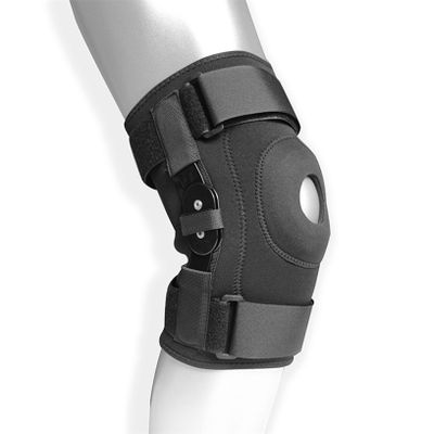 Gneric 1PC Meniscus Hinge Knee Pads Adjustable Knee Brace Support Patella Protector Sports Stabilizer Knee Brace Wrap Protect Knee Supplies,S