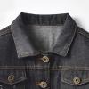 Toddler Kid Baby Boys Girls Denim Jacket Long Sleeve Button Down Jeans Coat Cowboy Overcoat Basic (D-A, 12-18 Months) view 3