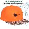EDTREK Performance Outdoorsman Snapback Truck Hat with Flat Brim - Unique Animal Embroidery (Orange - Pheasant) view 3