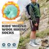 Anlisim Kids Merino Wool Hiking Socks for Boys Girls Toddlers, 6 Pairs view 2