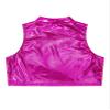 Alvivi Kids Girls Glittery Sequin Halter Neck Bra Top Ballet Dance Performance Costume Crop Tops Rose Red D 12 Years view 4