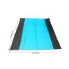 Beach Blanket, 82.7 X 78.7 Polyester, Nylon, Foldable, Durable, Waterproof, Sandproof, with Cloth Bag for Picnic, Travel, Camping, Outdoor Hiking view 2