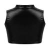 Alvivi Kids Girls Glittery Sequin Halter Neck Bra Top Ballet Dance Performance Costume Crop Tops Black D 12 Years view 2