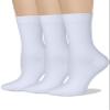 COTTON DAY Women's Soft Combed Cotton Dress Socks Seamless Toe (White 9-11) view 1