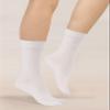 COTTON DAY Women's Soft Combed Cotton Dress Socks Seamless Toe (White 9-11) view 3