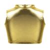Alvivi Kids Girls Glittery Sequin Halter Neck Bra Top Ballet Dance Performance Costume Crop Tops Gold D 12 Years view 3