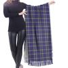 dekhufat Women Blanket Scarf Long Shawl Clan Kinnaird Tartan Cashmere Feel Shawl Wrap Winter Warm Scarf 77x27inch view 2