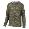 BASSDASH Men's UPF 50+ Lightweight Hunting Camo Hoodie Quick Dry Performance Long Sleeve Fishing Shirt with Hood FS30M view 3
